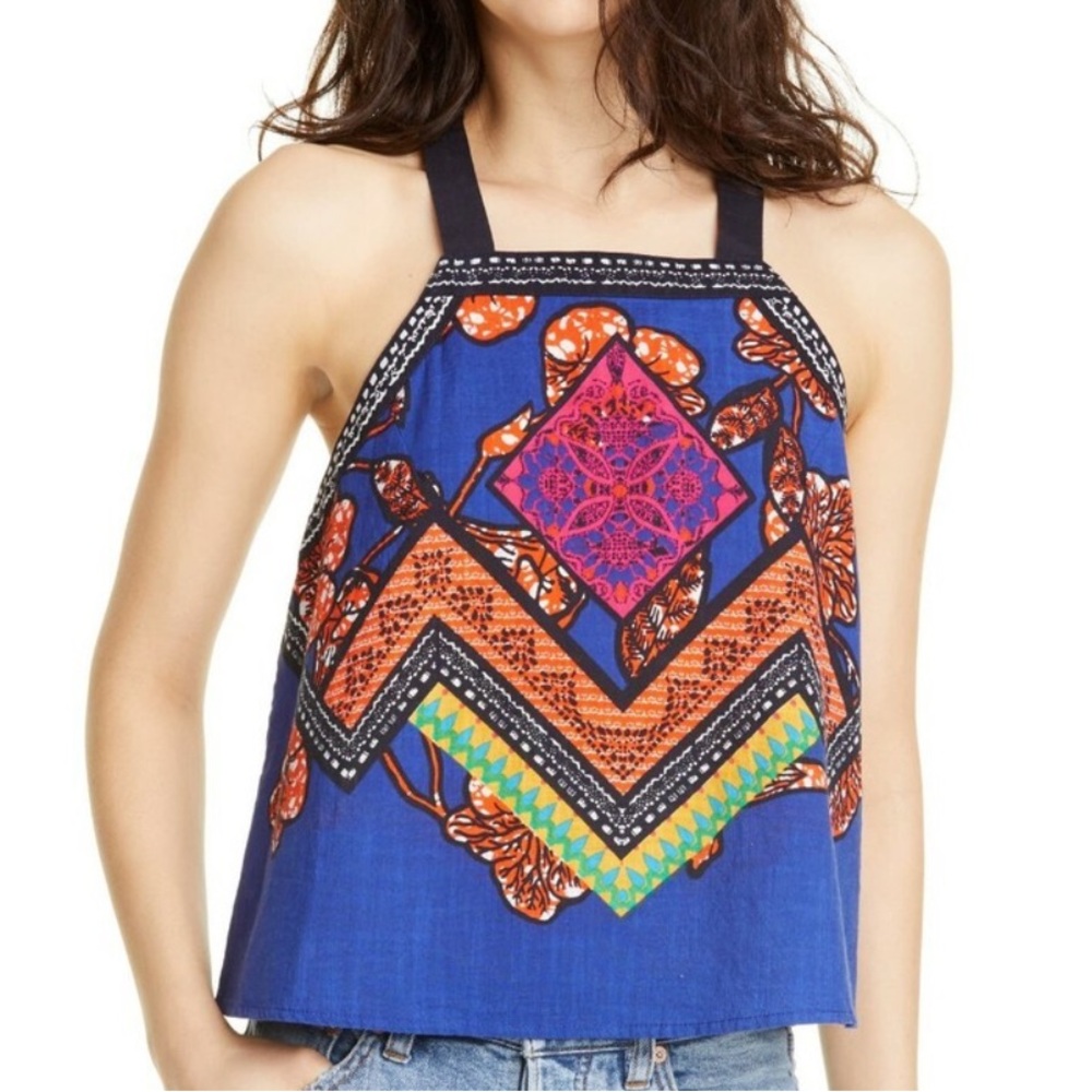 Free People Cool Cabana Cotton Tank Top